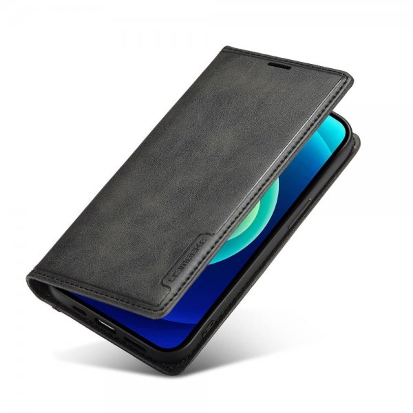 Lc.Imeeke iPhone 14 Pro Cover Kortrum Udvendig Sort