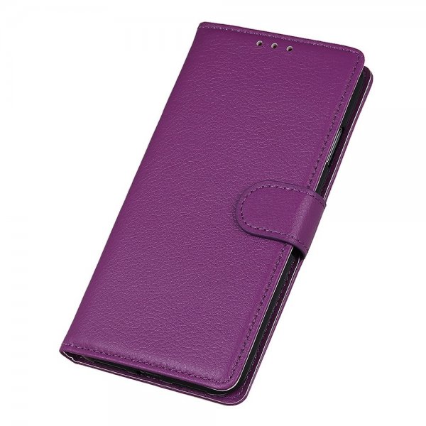 iPhone 14 Pro Cover Litchi Lilla