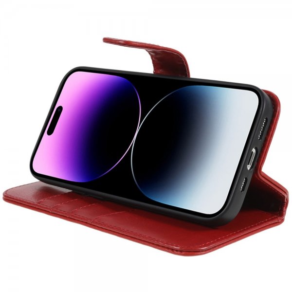 Nordic Covers iPhone 14 Pro Cover MagLeather Poppy Red