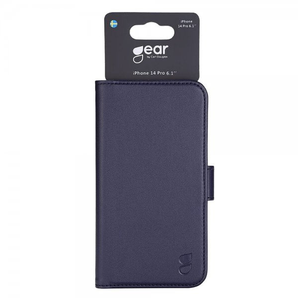 Gear iPhone 14 Pro Cover med Kortlomme Blå