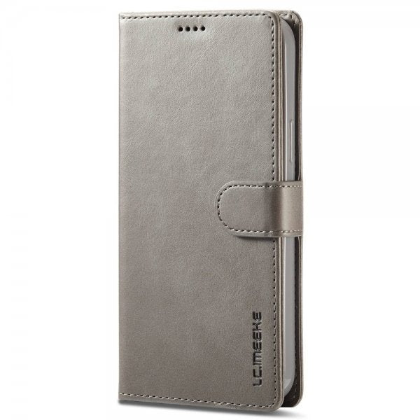 Lc.Imeeke iPhone 14 Pro Cover med Kortlomme og Standfunktion Grå