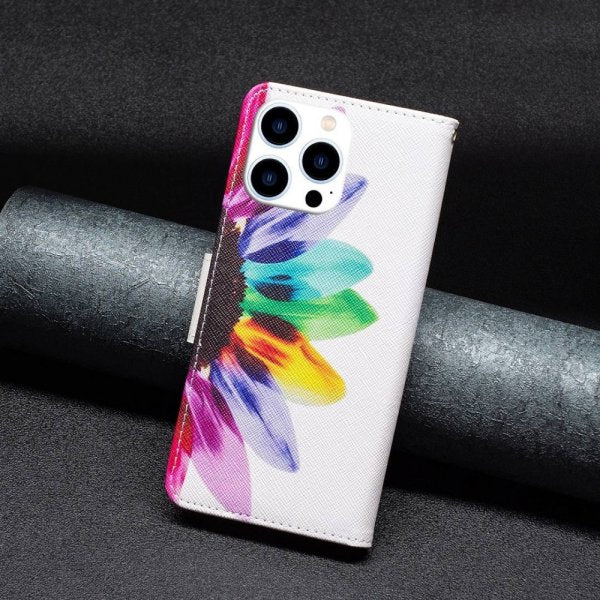 iPhone 14 Pro Cover Motiv Farverige Blade