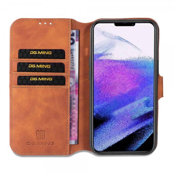 Dg.Ming iPhone 14 Pro Etui Retro Brun