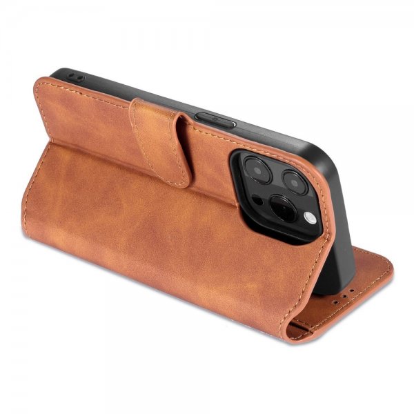 Dg.Ming iPhone 14 Pro Etui Retro Brun