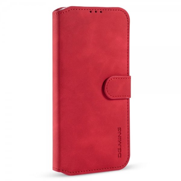 Dg.Ming iPhone 14 Pro Etui Retro Rød