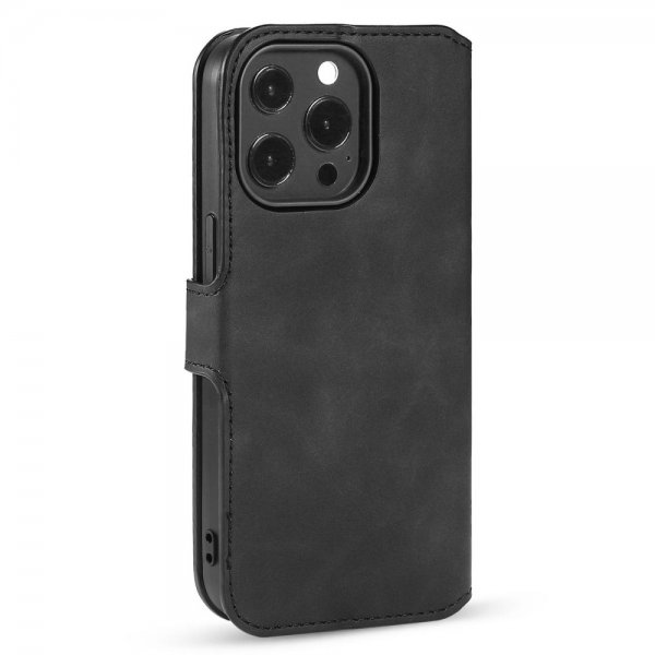 Dg.Ming iPhone 14 Pro Etui Retro Sort