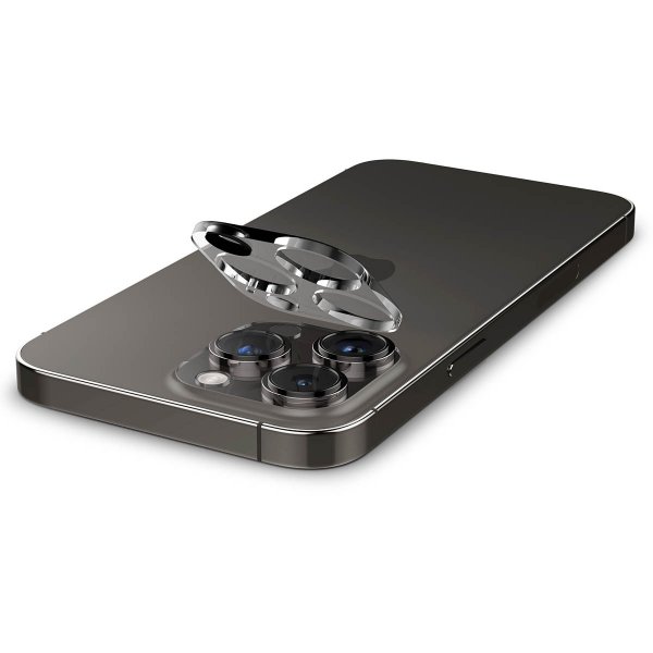 Spigen iPhone 14 Pro/14 Pro Max/15 Pro/15 Pro Max/16 Pro/16 Pro Max Kamerabeskytter Glas.tR Optik 2-pak Crystal Clear