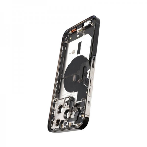 iPhone 14 Pro Max Bagside med Komplet Ramme - Sort
