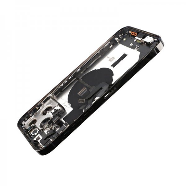 iPhone 14 Pro Max Bagside med Komplet Ramme - Sort
