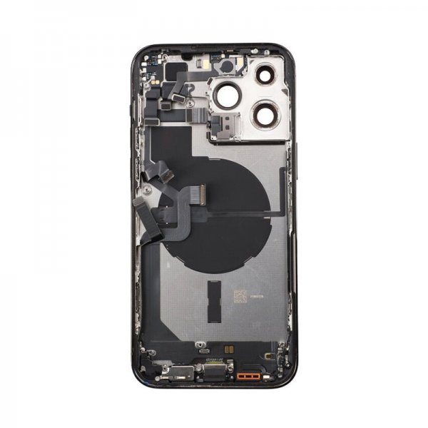 iPhone 14 Pro Max Bagside med Komplet Ramme - Sort