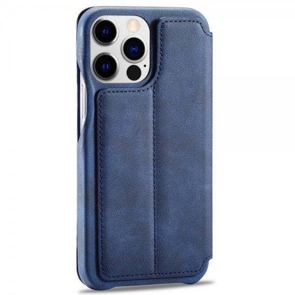 Lc.Imeeke iPhone 14 Pro Max Flip Cover Blå