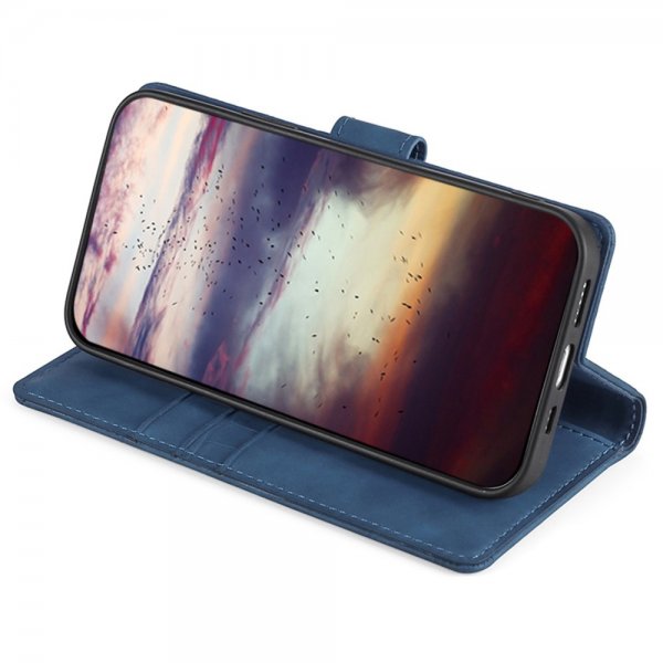 iPhone 14 Pro Max Cover Krokodillemønster Blå