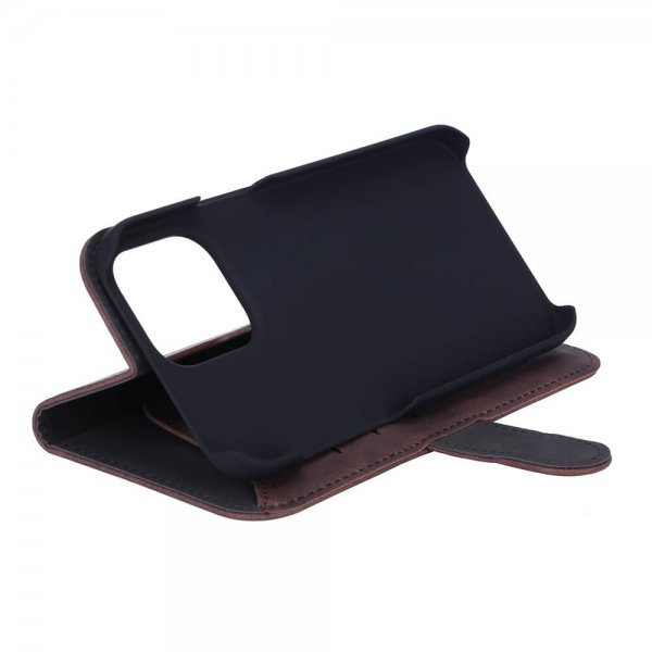Gear iPhone 14 Pro Max Cover med Kortlomme Brun