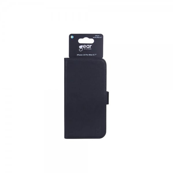 Gear iPhone 14 Pro Max Cover med Kortrum Sort
