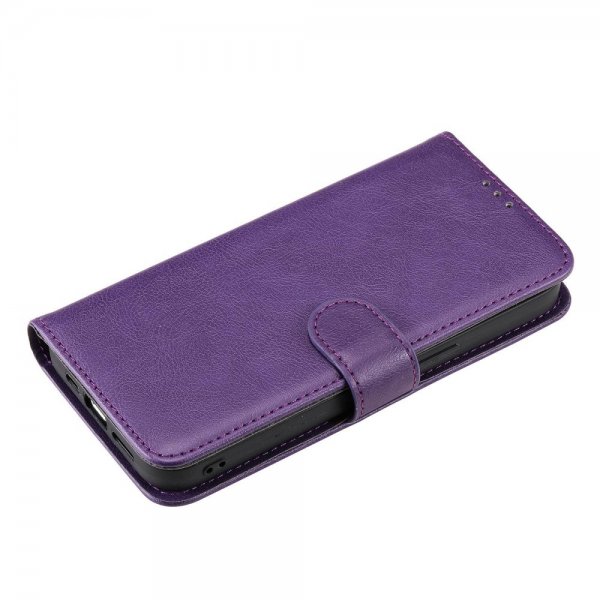 iPhone 14 Pro Max Cover med Aftageligt Cover KT Leather Series-3 Lilla