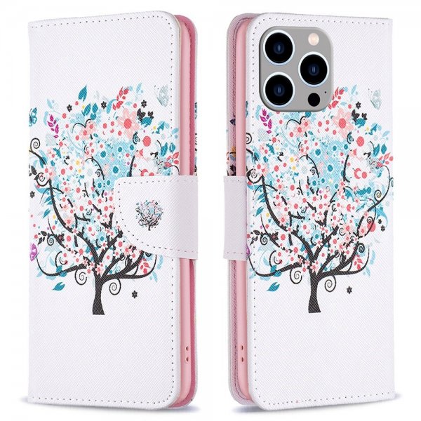 iPhone 14 Pro Max Cover Motiv Blomstertræ
