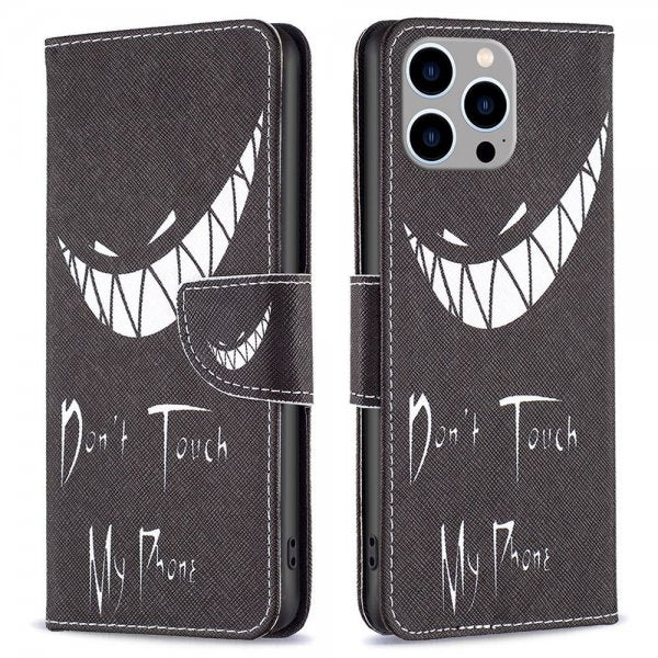 iPhone 14 Pro Max Cover Motiv Don't Touch My Phone