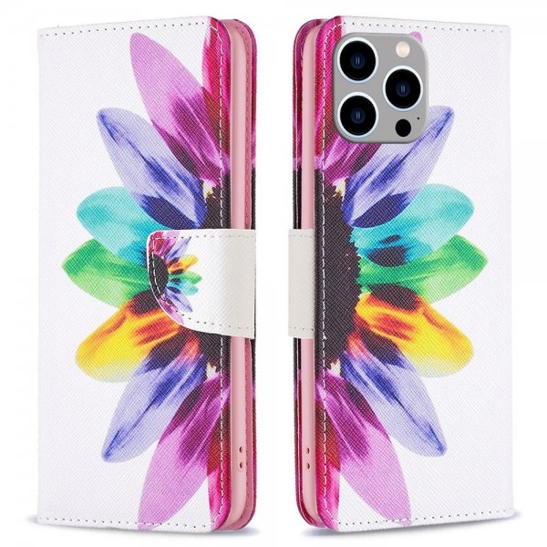 iPhone 14 Pro Max Cover Motiv Farverige Blade