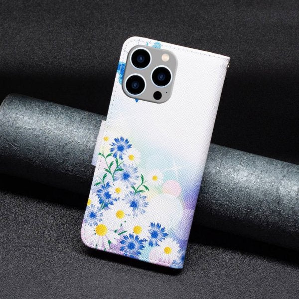 iPhone 14 Pro Max Cover Motiv Sommerfugle og Blomster