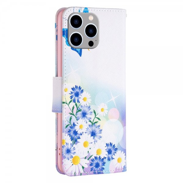 iPhone 14 Pro Max Cover Motiv Sommerfugle og Blomster