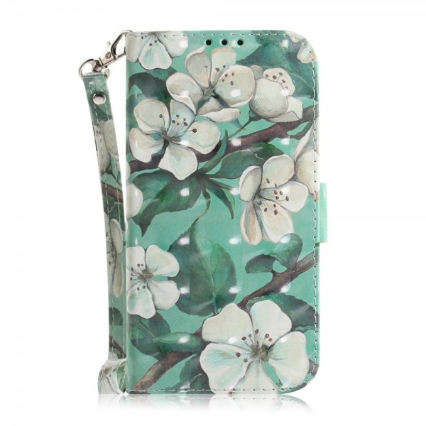 iPhone 14 Pro Max Cover Motiv Hvide Blomster