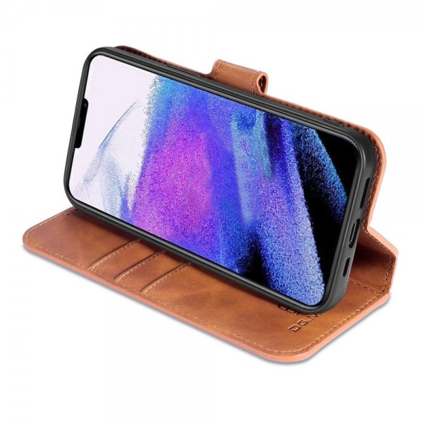 Dg.Ming iPhone 14 Pro Max Etui Retro Brun