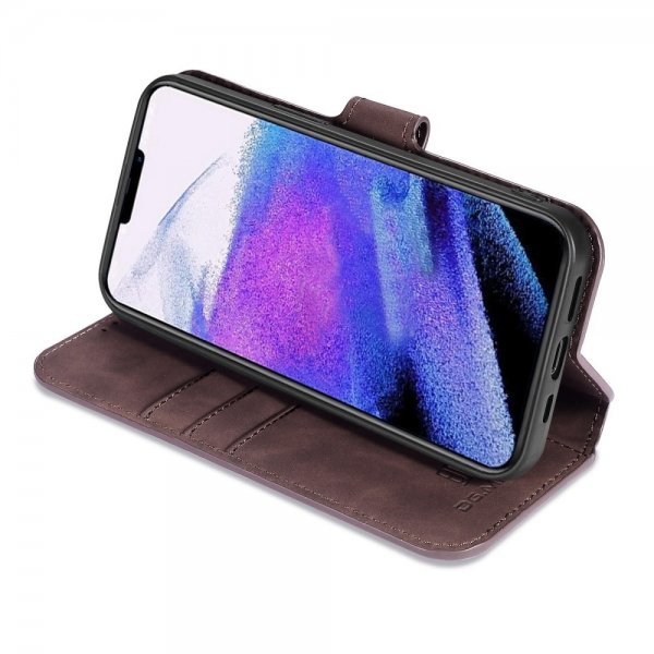Dg.Ming iPhone 14 Pro Max Etui Retro Kaffe