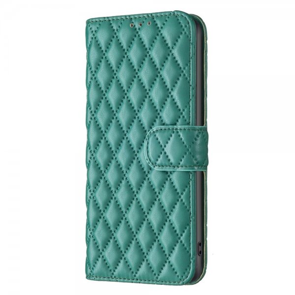 iPhone 14 Pro Max Cover Rombemønster Grøn