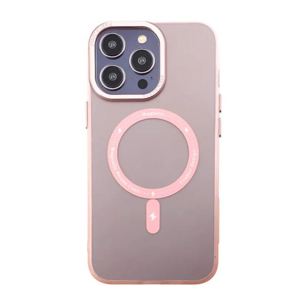 iPhone 14 Pro Max Cover Kameralinse MagSafe Pink