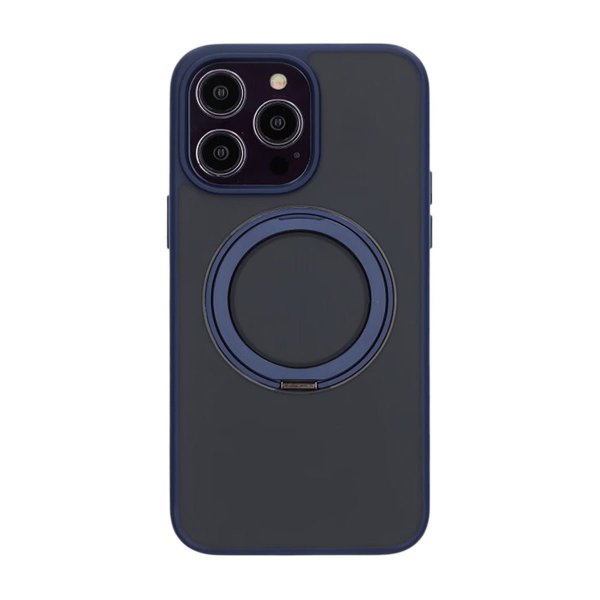 iPhone 14 Pro Max Cover Roterbart MagSafe Stativ Blå