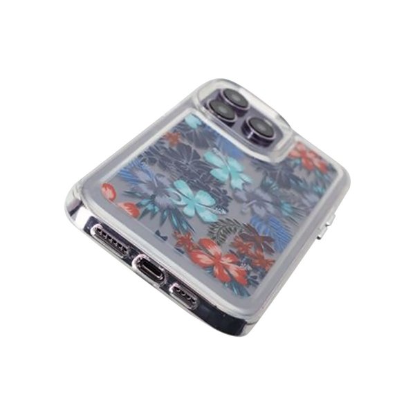 iPhone 14 Pro Max Cover Motiv Røde Blomster