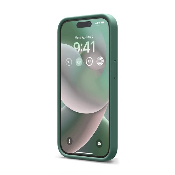 iPhone 14 Pro Max Cover Silikone Grøn