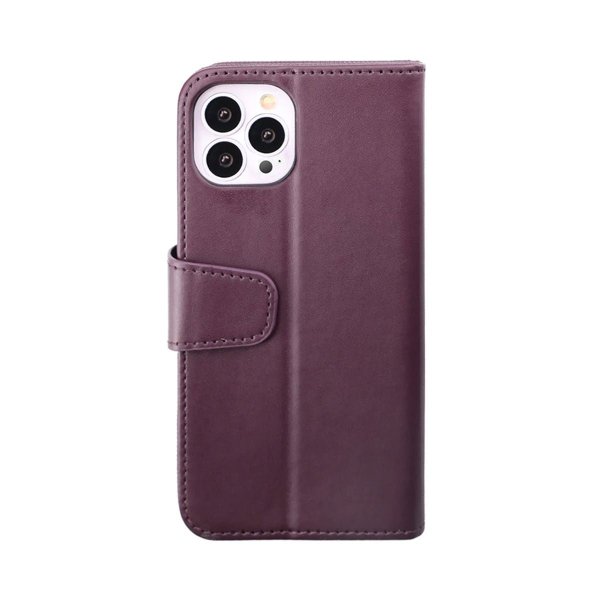 Rvelon iPhone 14 Pro Max Etui Udtrækkeligt Kortrum Lilla