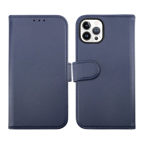Rvelon iPhone 14 Pro Max Etui Magnetisk Aftageligt Cover Blå