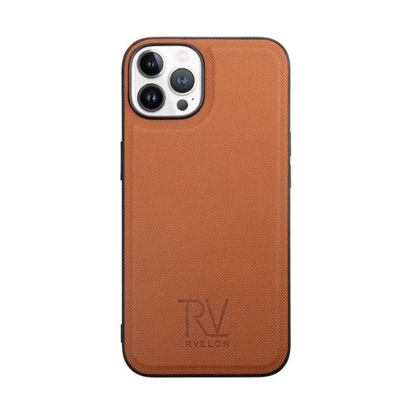 Rvelon iPhone 14 Pro Max Etui Magnetisk Aftageligt Cover Brun