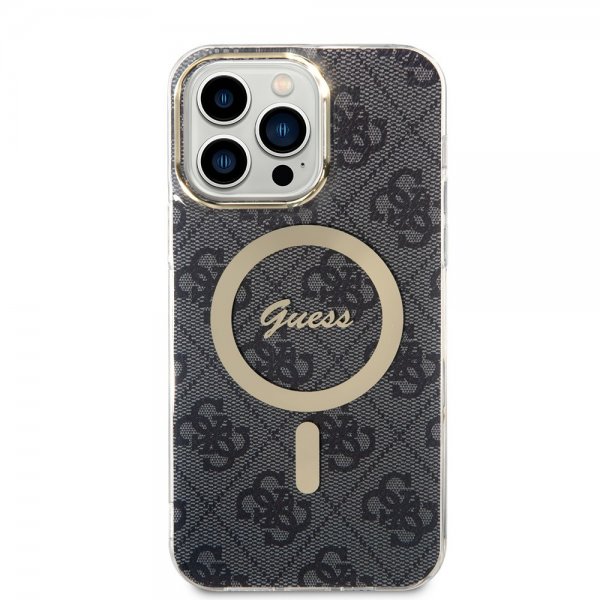 Guess iPhone 14 Pro Max Cover 4G Pattern MagSafe Sort