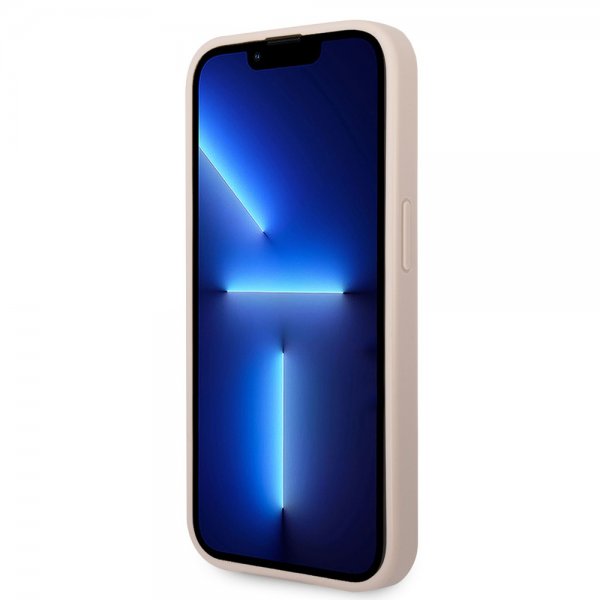 Guess iPhone 14 Pro Max Cover Big Metal Logo Rosa