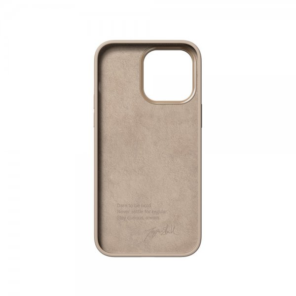 Nudient iPhone 14 Pro Max Cover Bold Linen Beige