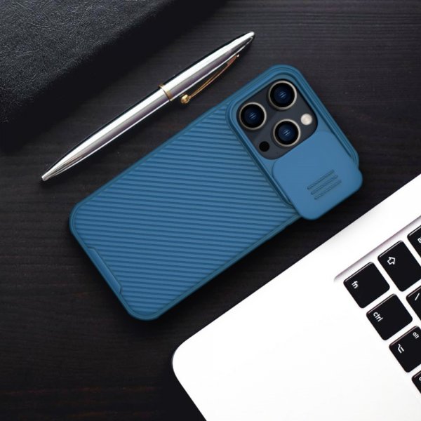 Nillkin iPhone 14 Pro Max Cover CamShield Blå