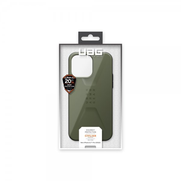 Urban Armor Gear (UAG) iPhone 14 Pro Max Cover Civilian Olive