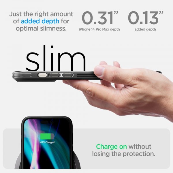 Spigen iPhone 14 Pro Max Cover Cryo Armor Mat Sort