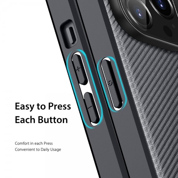 Dux Ducis iPhone 14 Pro Max Cover FINO Series Sort