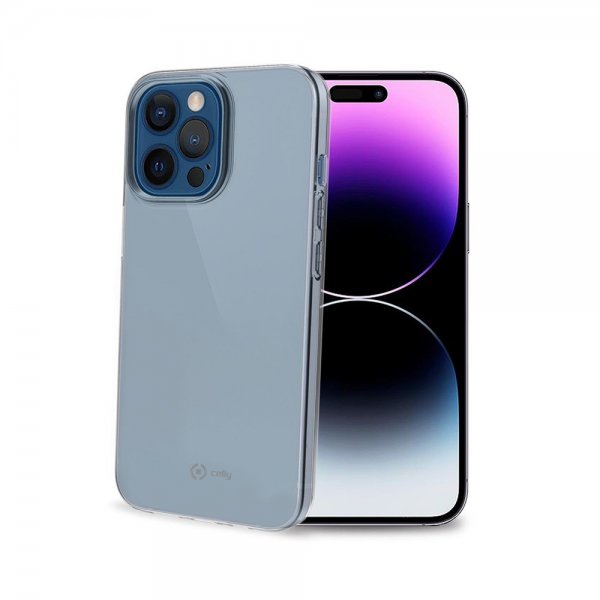 Celly iPhone 14 Pro Max Cover GELSKIN Transparent