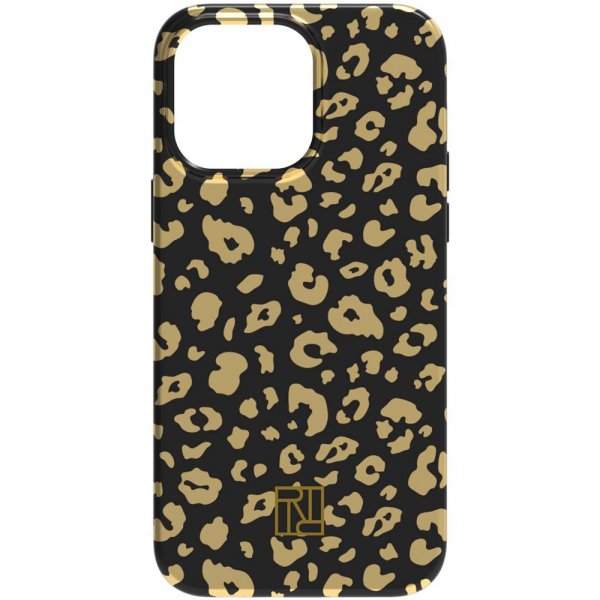 Richmond & Finch iPhone 14 Pro Max Cover Gold Leopard