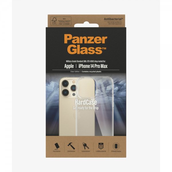 PanzerGlass iPhone 14 Pro Max Cover HardCase Transparent