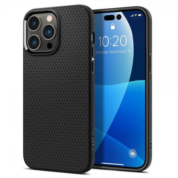 Spigen iPhone 14 Pro Max Cover Liquid Air Mat Sort