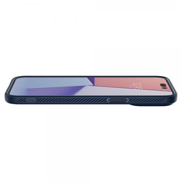 Spigen iPhone 14 Pro Max Cover Liquid Air Navy Blue
