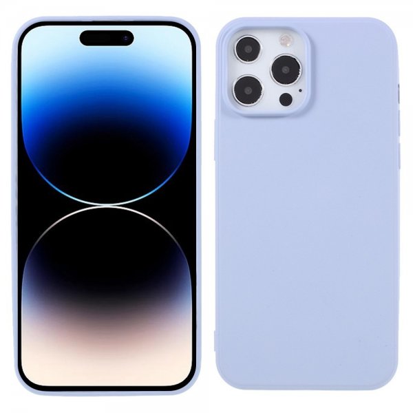 X-Level iPhone 14 Pro Max Cover Liquid Silicone Lilla