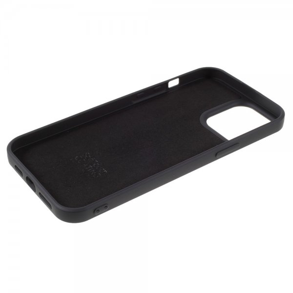 X-Level iPhone 14 Pro Max Cover Flydende Silikone Sort