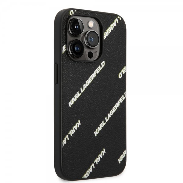 Karl Lagerfeld iPhone 14 Pro Max Cover Logomania Sort